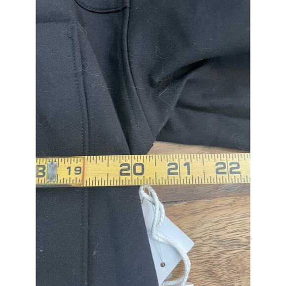 NWT Good American Women's Black scuba Button Down Shirt Dress Size 4 - Picture 10 of 13